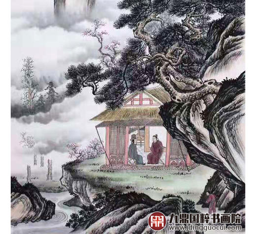 高云鹏《山水作品》68*138cm 山水竖幅作品 玄关/办公室挂画 商品图5