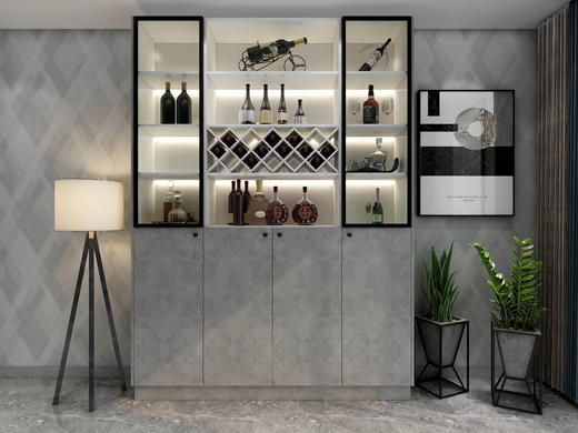 现代·轻奢酒柜 商品图0