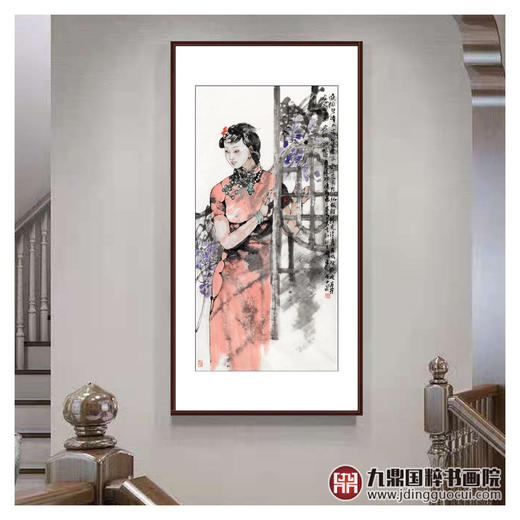 吴光甫《人物作品》68*138cm 人物竖幅作品 玄关/客厅/走廊挂画 商品图2