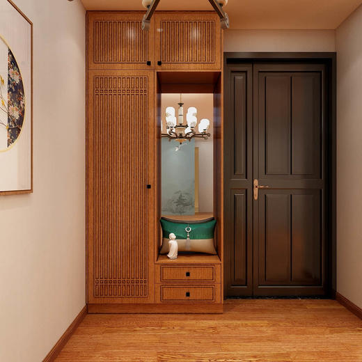 盛唐直棂格鞋柜 商品图0