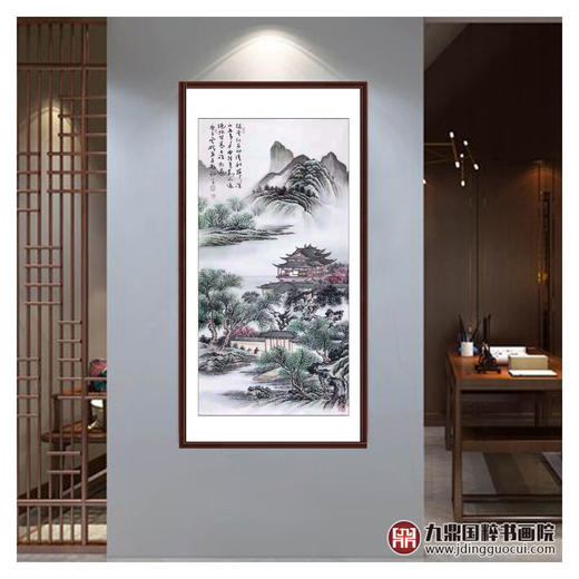 高云鹏《山水作品》68*138cm 山水竖幅作品 玄关/办公室挂画 商品图3