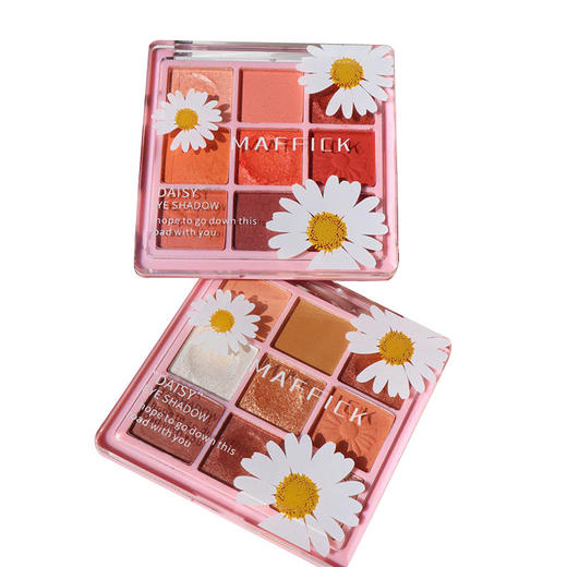 MAFFICK九色浮雕眼影盘哑光懒人眼影一抹小雏菊土豆泥防水不飞粉 商品图4