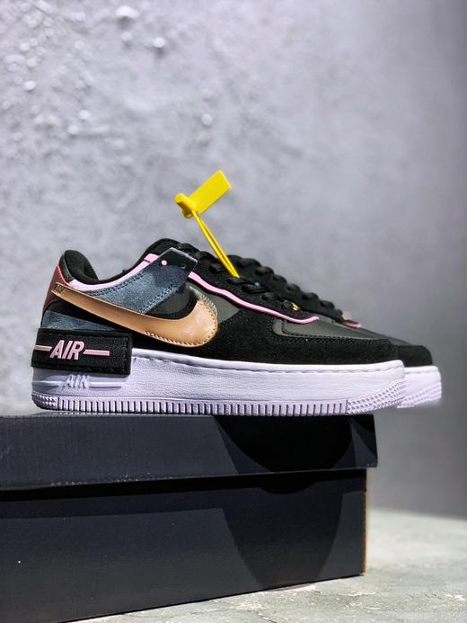 耐克 Nike Air Force 1 Shadow 全新少女系解构主义设计 马卡龙空军一号轻量增高低帮百搭板鞋 #双层轻量EVA发泡中底+防滑RB橡胶外圈底鞋底纯原品质 商品图1