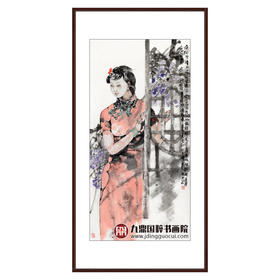 吴光甫《人物作品》68*138cm 人物竖幅作品 玄关/客厅/走廊挂画