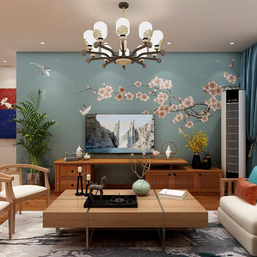 盛唐直棂格电视柜 商品图0