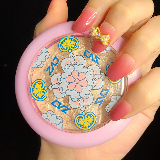 CVZ生肖雕单色高光粉饼立体修容修颜提亮粉高光眼部身体高光夜光 商品图1