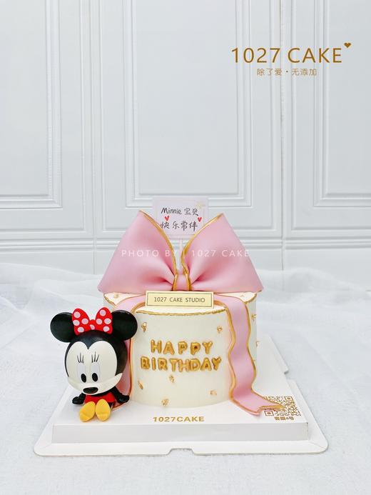 1027CAKE | 少女心 蝴蝶结 米妮 粉嫩色系 为你的少女心加冕 商品图0