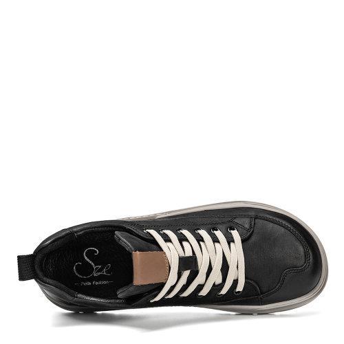 【20秋冬】Sze/Sze 牛皮 男士时尚休闲小丑鞋马丁靴 工装短靴 X10M3297 商品图2