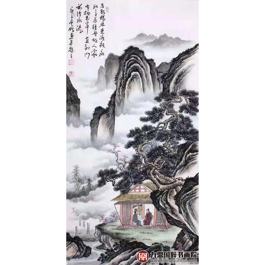 高云鹏《山水作品》68*138cm 山水竖幅作品 玄关/办公室挂画 商品图1