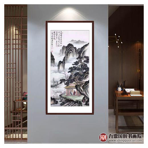高云鹏《山水作品》68*138cm 山水竖幅作品 玄关/办公室挂画 商品图3