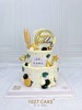 1027CAKE | ins 冷淡风 羽毛装饰 双层蛋糕 商品缩略图0