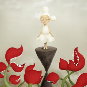 再好的花苗没有土壤也无法盛开-Ran版画