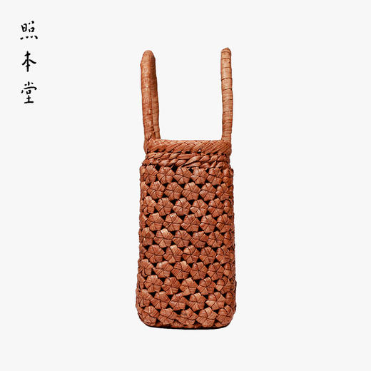 葡萄藤宽版六角花手编包手提包 商品图2