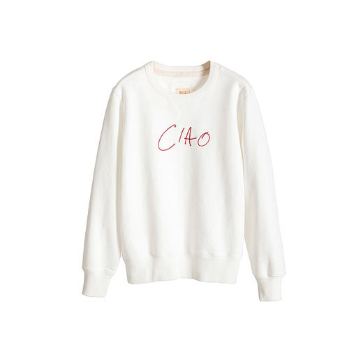 国棉壹厂/012001A8/意大利语手摇绣花套头卫衣VintageRepublic 商品图0