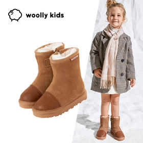 现货  澳洲 woolly kids 秋冬新款鞋男女童皮毛一体艾布纳雪地靴