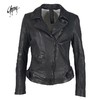 德国Gipsy猎皮仕 女士时尚潮流修身短款机车夹克黑色 商品缩略图0