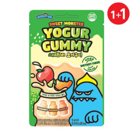 【1+1】涞可 混合糖果酸奶芒果苹果味60g【中】 商品图0