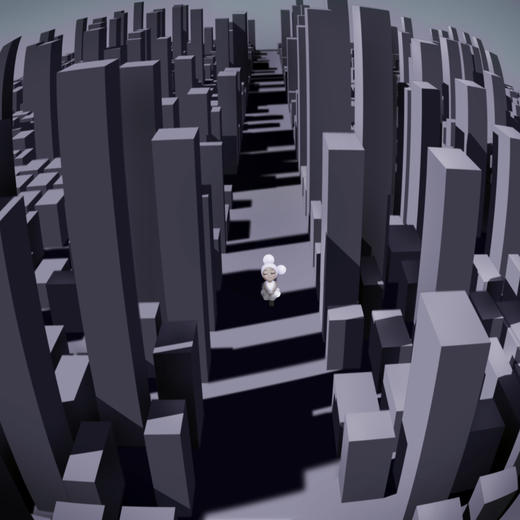 在森林里我会梦见城市-Ran版画 商品图0