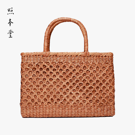 葡萄藤六角镂空手编包 商品图0