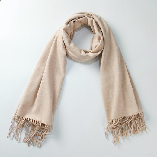217#纯色流苏围巾 商品图2