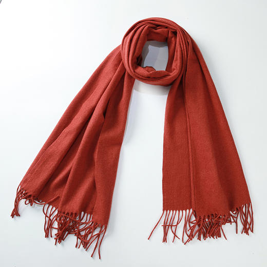 217#纯色流苏围巾 商品图4