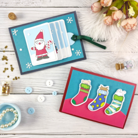 【学6】纸艺机关贺卡