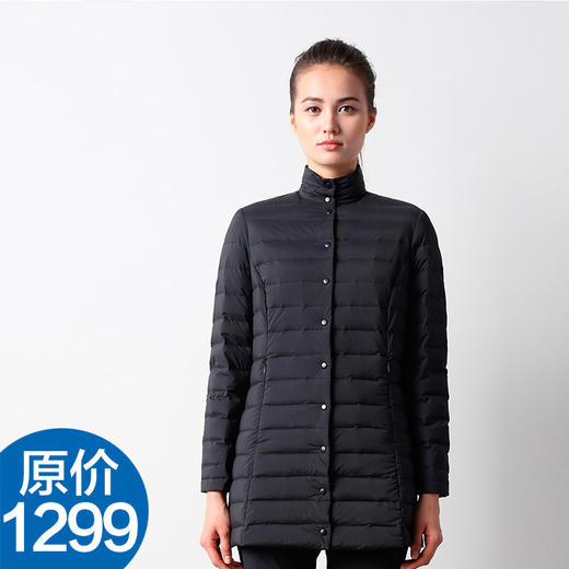 塞沃斯 秋冬 女款 修身中长款立领羽绒服休闲外套 WF-6668 商品图1