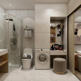 多多懒寓洗衣机柜