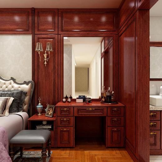 经典纯欧床头柜 商品图0