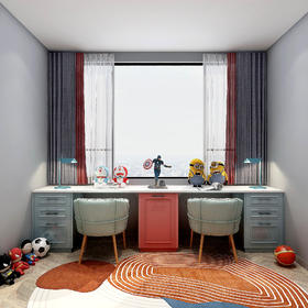 现代·混搭飘窗柜