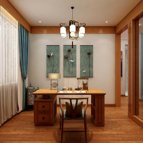 盛唐直棂格书桌