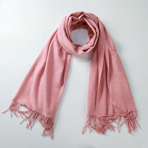 217#纯色流苏围巾 商品图5