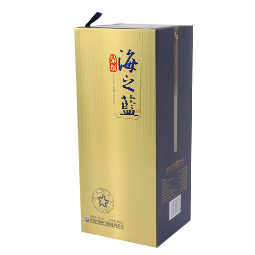 洋河海之蓝5A-42度500ml白酒一箱6瓶 商品图1