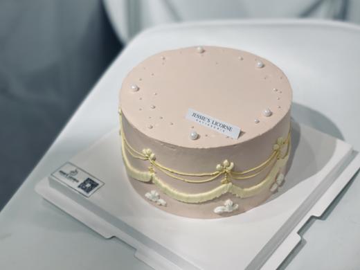 复古聚会裱花奶油生日蛋糕 商品图0