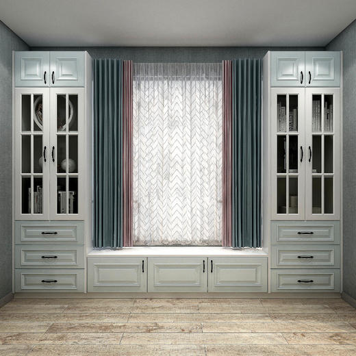 欧美·简欧飘窗柜 商品图0