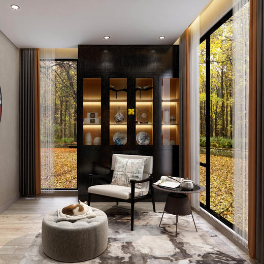 茶香丽舍书柜 商品图0