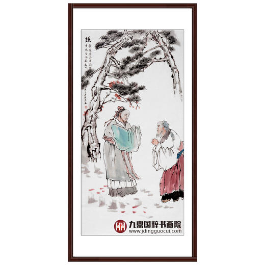 宋廷军《君子四品图》50cm*100cm*4 人物四条屏作品 客厅/茶室挂画 商品图3