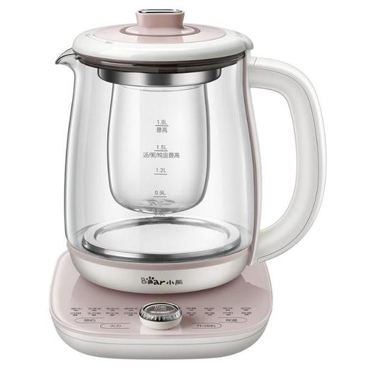 【家用电器】小熊*养生壶 YSH-C18S2煮花茶养身加厚玻璃一体隔水炖燕窝机 商品图1