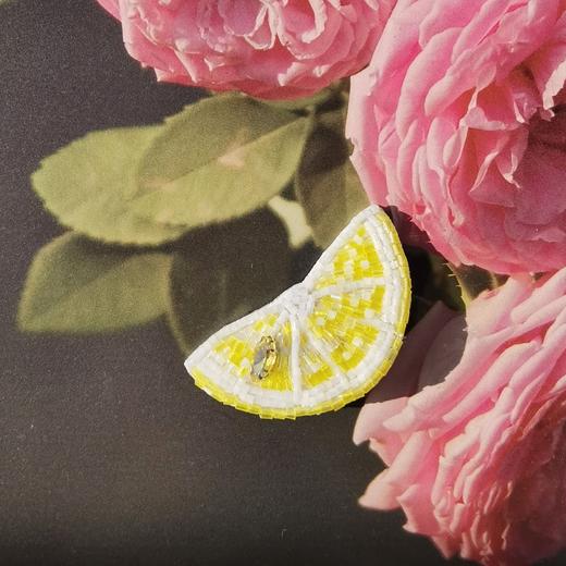 【云端刺绣】可爱日式柠檬胸针 商品图4