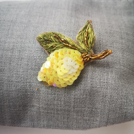 【云端刺绣】柠檬立体法式珠绣 商品图4