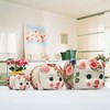 E-TC-D3315/3363 花猪猪存钱罐  釉上九彩 商品缩略图3