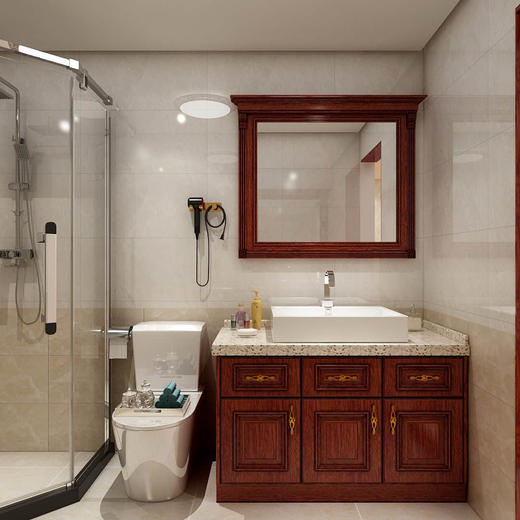 经典纯欧卫浴柜 商品图0