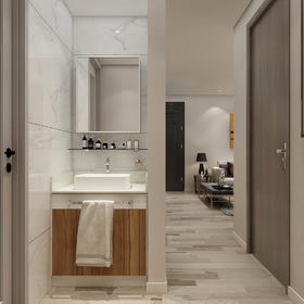 都市镜框卫浴柜