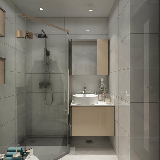 晶心简约卫浴柜 商品图0