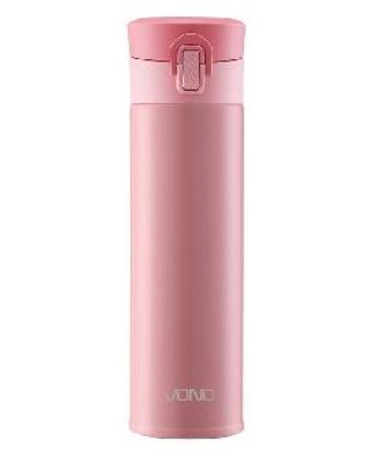 时尚保温杯330ml 粉色 商品图0