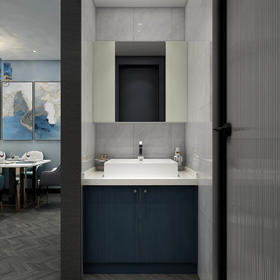 意墨新中卫浴柜