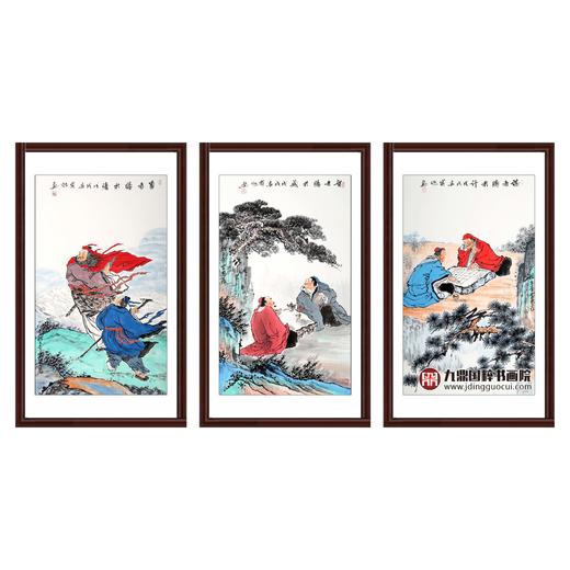 任宝魁《勇》《智》《谋》97cm*60cm*3 人物竖幅作品 客厅/会议室挂画 商品图1