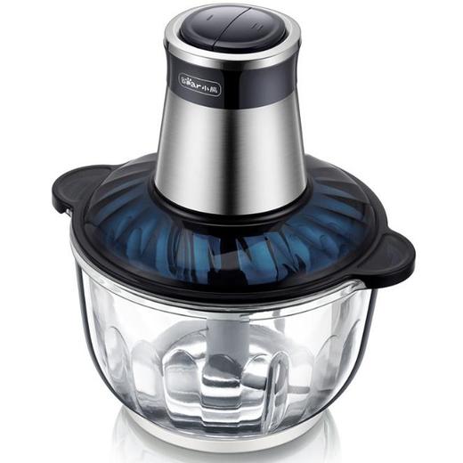 【家用电器】小熊*切碎机家用绞肉机切菜机双档2.5升玻璃容器QSJ-C04B1 商品图0