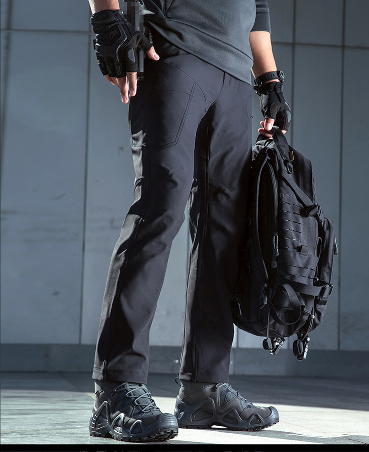 龙牙二代逆锋战术软壳裤抓绒裤男士冬季防风加厚绒抓绒裤