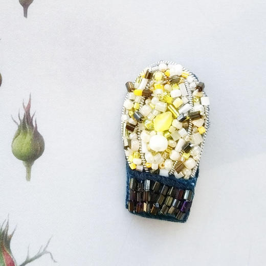 【云端刺绣】日式仙人掌刺绣胸针 商品图2